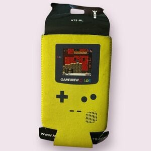 Gamebrew Color Yellow Koozie - Zip up bomber jacket NWT